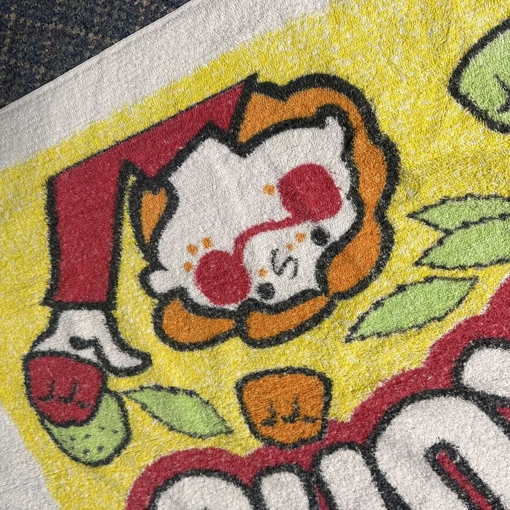 Vintage Jujyfruits Beach‎ Towel Advertising RA Briggs Made USA 27x56